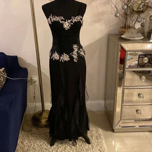 Jovani silk set of top and skirt size 8